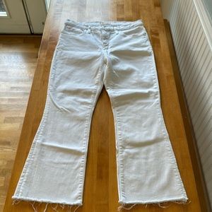 MADEWELL White Denim Cali Demi-Boot